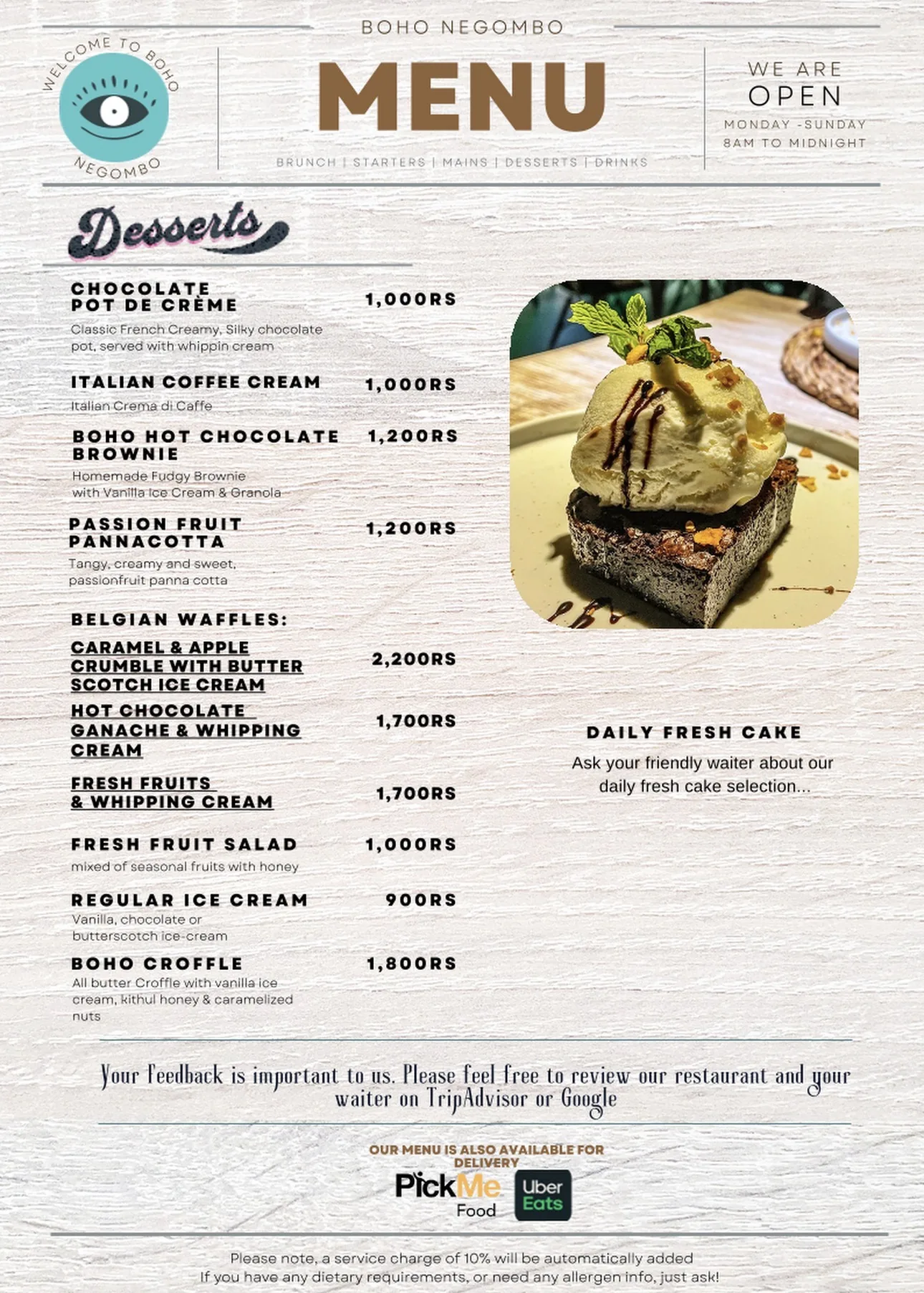 Desserts