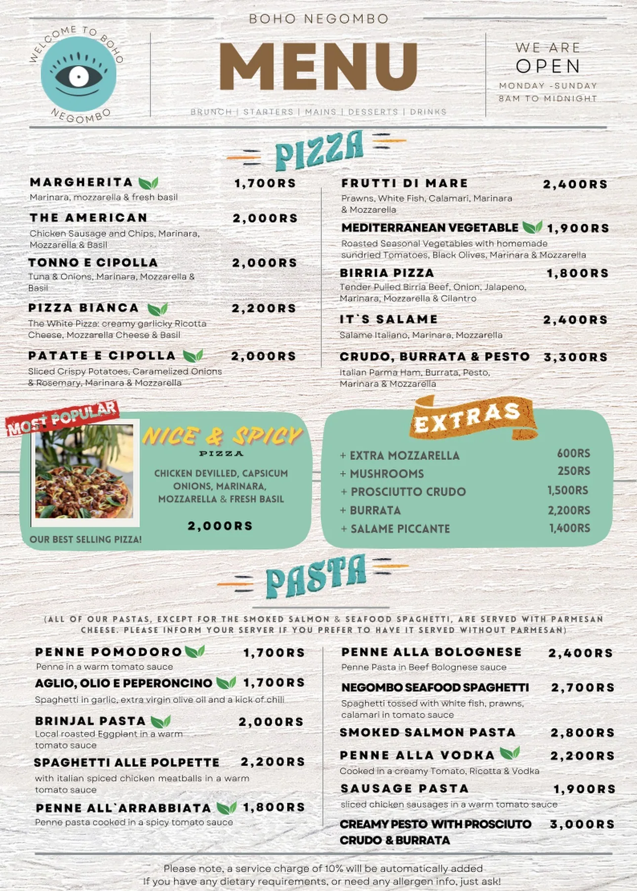 Pizza & Pasta